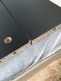 AKCIÓ Íróasztal NEVY 120x60 cm, fekete II. osztály