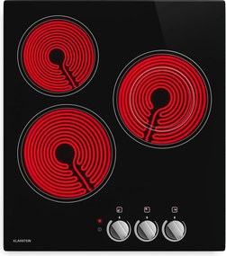 Klarstein EasyCook üvegkerámia főzőlap | 3 főzőzóna | 4700 W | 11 teljesítményfokozat | 45 cm