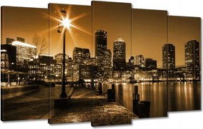 Vászonkép 100x60 Éjszaka Éjszakai város