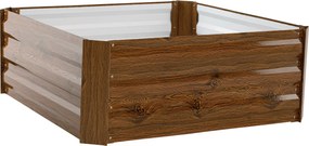 Magasított virágágy, barna, acél, NONKY TYP 3