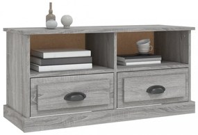 szürke sonoma színű szerelt fa TV-szekrény 93x35,5x45 cm