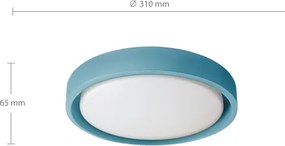Brilagi - LED mennyezeti lámpa MATTEO LED/24W/230V, átm. 31 cm, türkiz