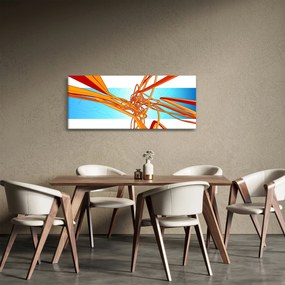 Kép - Összefonódó vonalak, absztrakciók (120x50 cm)