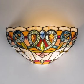 Brilagi - Tiffany-vitrázs falilámpa LUISA 1xE27/40W/230V