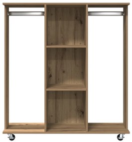 Gardrób Kerekekkel Artisan Tölgy 102x38x110 cm Mérnöki Fa