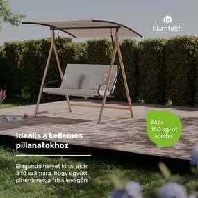 ZenGrove, hollywoodi hinta, 2 üléses, egyénileg állítható, porszórt acél, időjárásálló