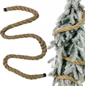 Juta Zsinór Vastag Dísz Karácsonyfa Díszek Lánc Karácsonyfára 150cm Ünnepek