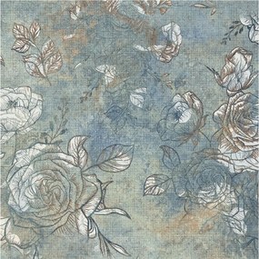 Fali tapéta Prémium Romantikus rózsák 250x250 Ragasztó