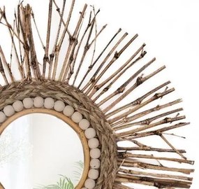 Boho fali tükör 45CM 322091