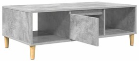 Dohányzóasztal Beton szürke 103,5 x 60 x 35 cm Faanyag