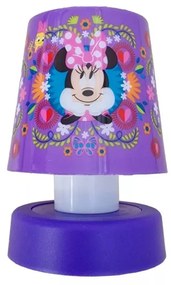 Disney Minnie Purple mini asztali lámpa 11 cm