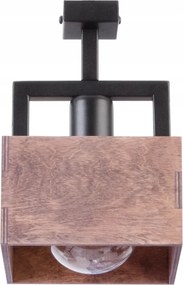 Ipari spot mennyezeti lámpa fekete-barna Sigma spot nappaliba