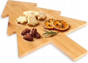 Karácsonyi vágódeszka, tálalódeszka előételekhez, falatkákhoz Karácsonyfa