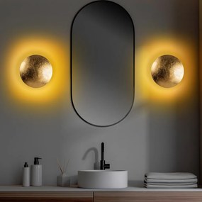 Yosma 13640 arany fém LED falilámpa