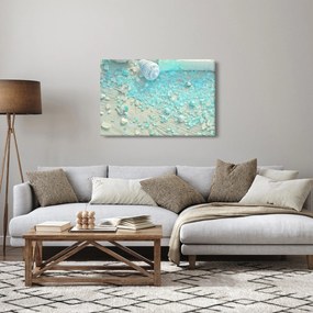Kép - Tengerparti hangulat türkiz árnyalatokban (90x60 cm)