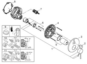 GROHE 24092AL1 - ESSENCE csaptelep, grafitszínű