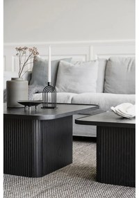 Sullivan fekete tölgyfa dohányzóasztal, 80 x 80 cm - Rowico