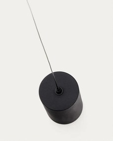 Fekete LED dimmelhető állólámpa (magasság 339 cm) Orey – Kave Home