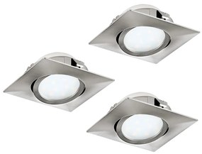 Eglo 95846- SET 3x LED Beépíthető lámpa PINEDA 1xLED/4,9W/230V