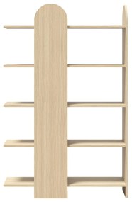 Könyvespolc tölgyfa dekorral 112x175 cm Venice - TemaHome