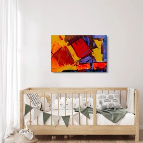 Absztrakciós kép (90x60 cm)