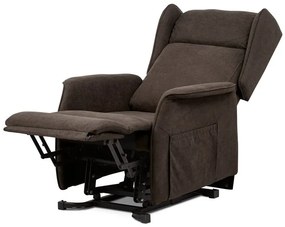 Elektromos Fekvőfotel, Barna Szövet. TV-1190 BR2