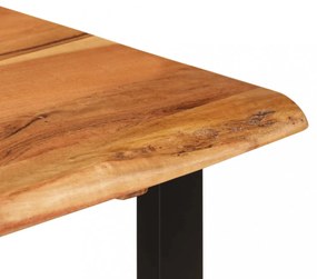 tömör akácfa étkezőasztal 110 x 50 x 76 cm