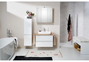 Fehér függő szekrény mosdókagyló nélkül 75x53 cm Set 360 - Pelipal