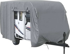 vidaXL Lakókocsihuzat szürke 460x250x220 cm nem szőtt szövetből
