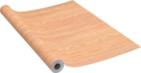 vidaXL juharszínű öntapadó PVC bútorfólia 500 x 90 cm