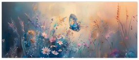 Kép - Rét pillangóval (120x50 cm)