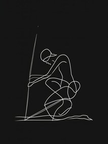 Poszter 75x100cm Vonal