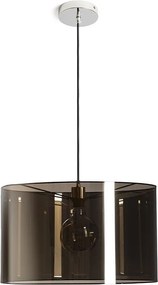 RENDL FANCY 50/30 závěsná kouřová fólie 230V LED E27 15W