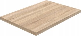 Laminált asztallap sonoma tölgy 80 cm konyhai
