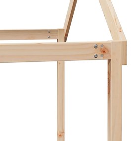 tömör fenyőfa gyerekágytető 217 x 85,5 x 154 cm
