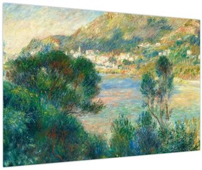 Kép - Auguste Renoir, View of Monte Carlo from Cap Martin, reprodukciók (90x60 cm)