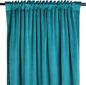 Essentials Sötétzöld Bársony Sötétítő Függöny Homla 140x250