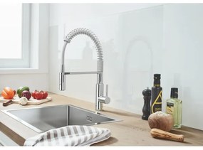 GROHE 31726SD0 - K700 konyhai mosogató, 550 × 450 mm, rozsdamentes acél