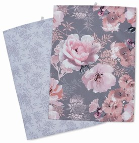 Pamut konyharuha szett 2 db-os 50x70 cm Dramatic Floral – Catherine Lansfield