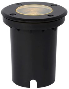 LUCIDE-11801-01-30 BILTIN Fekete Színű Kültéri Talajba Süllyeszthető Lámpa 1XGU10 35W IP67