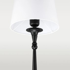 Cosmolight AUSTIN T01241BK-WH Asztali lámpa 1x40W/E27 IP20