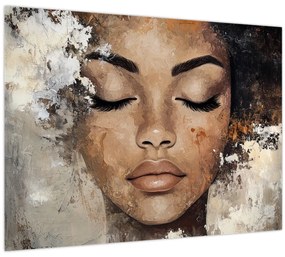 Kép - Női portré (70x50 cm)