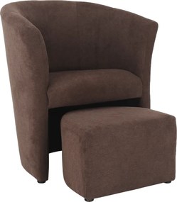 Klub fotel puffal, barna, ROSE