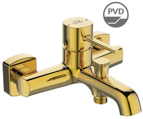 Laveo Pola, falra szerelhető kádcsaptelep, arany matt, LAV-BAP_G10B
