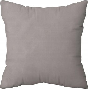 Párnahuzat 40X40 acél sima pamut-szatén
