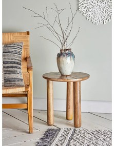 Mangófa kerek tárolóasztal ø 40 cm Stella – Bloomingville