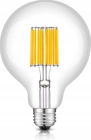 2 x E27 Led Izzó Filament 12W 2000lm Gömb G80 2700K