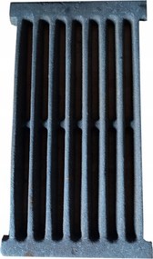Öntöttvas Grillrács Kandalló Kályhához 36X21CM Betét