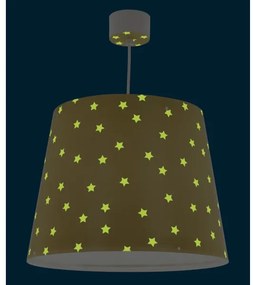 Dalber 82212A - Gyermekcsillár STAR LIGHT 1xE27/60W/230V sárga