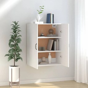 Fehér szerelt fa függőszekrény 69,5 x 34 x 90 cm